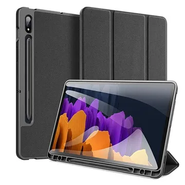 Dux Ducis Domo Samsung Galaxy Tab S7/S8 Tri-Fold Case - Black