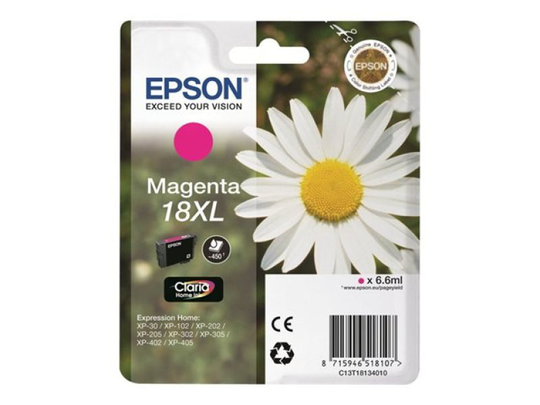 Epson 18XL Claria Home Ink Cartridge - Magenta