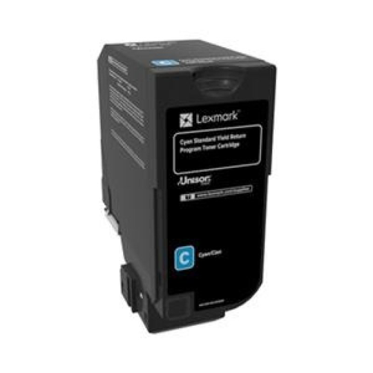 Lexmark Cyan Toner Cartridge- 7k Yield