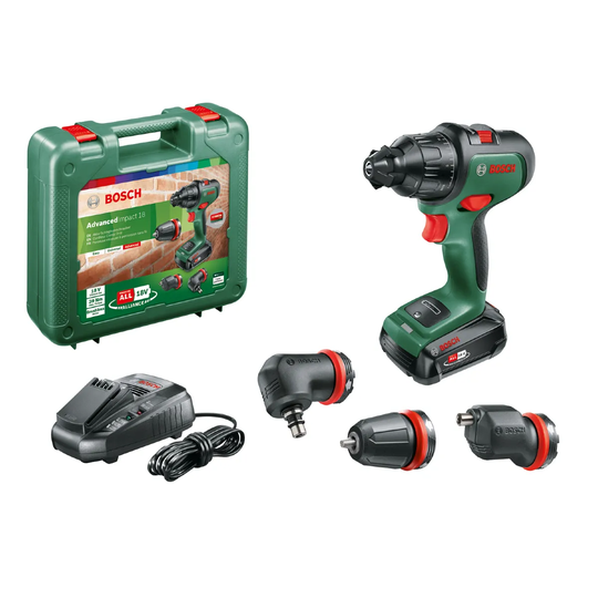 Bosch AdvancedImpact 18 (1x 2.5Ah, 3 attachment set)