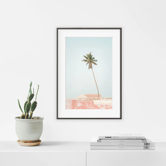 Senegal Coconut Tree - Picture Frame Photograph Print on Paper