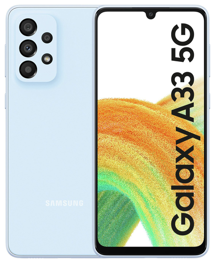 SIM Free Samsung Galaxy A33 5G 128GB Mobile Phone - Blue