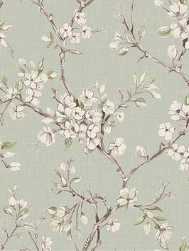 Boutique Eliza Sage Green Wallpaper