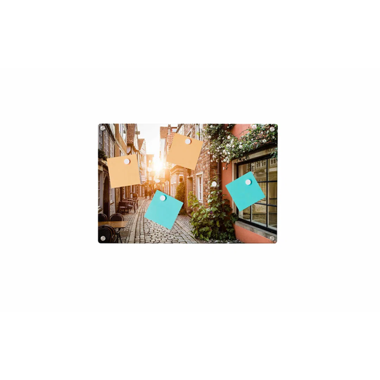 Old Town Magnetic Wall Mounted Photo Memo Board