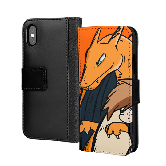 (Samsung Galaxy A51) Dragon Pokemon Awesome Wallet in Card Phone Case Cover