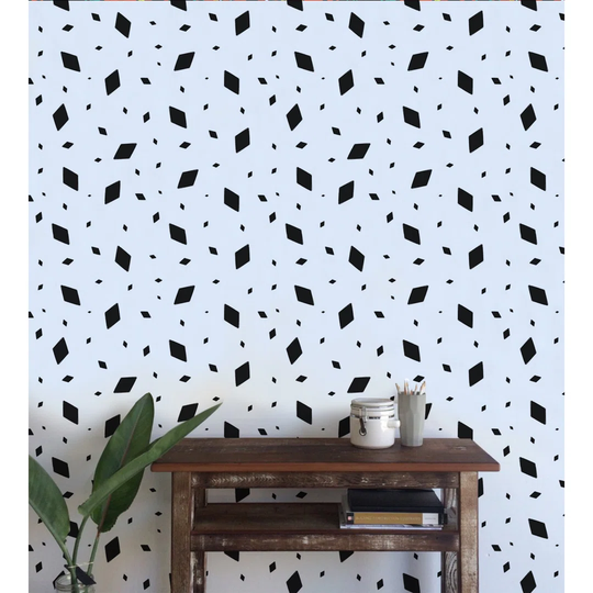 Jaylarose Geometric Grunge Diamond Minimalistic Wallpaper
