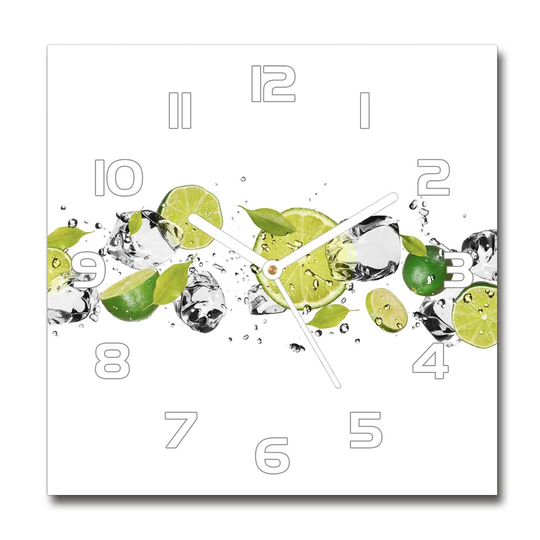 Limonka and Water Silent Wall Clock