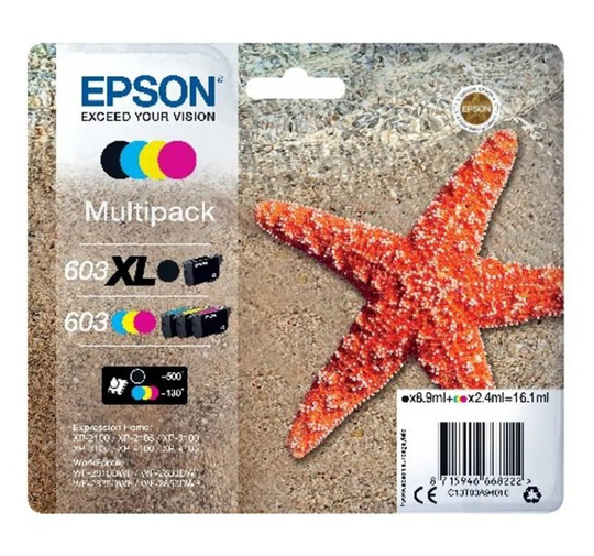 Starfish Mltipk 4cl 603 Xl Blk Cmy