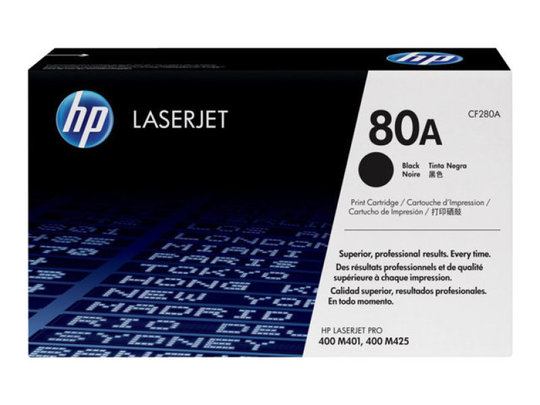 HP 80A Black Toner Cartridge - CF280A
