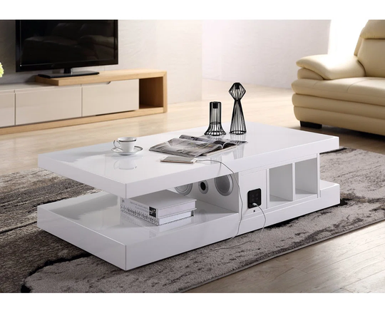 Ernestine Coffee Table With Bluetooth Speaker