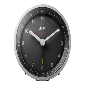Braun BC07 Alarmur Analog - SÃ¸lv / Sort