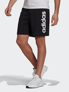 Adidas Aeroready Essentials Linear Logo Shorts - Black/White