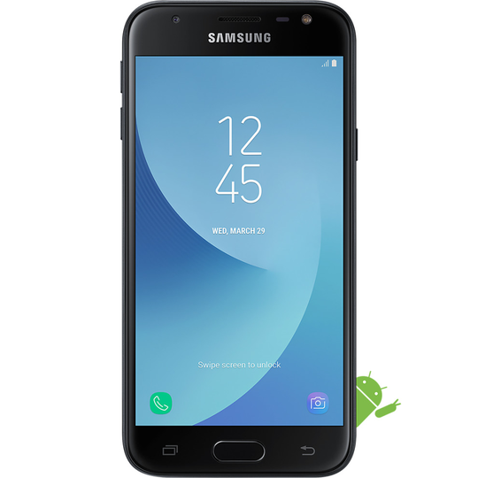 (Unlocked, Black) Samsung Galaxy J3 (2017) Single Sim | 16GB | 2GB RAM