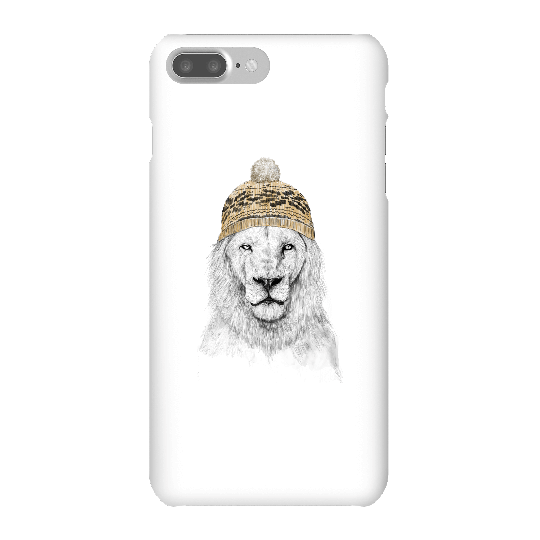 Balazs Solti Lion With Hat Phone Case for iPhone and Android - iPhone 7 Plus - Snap Case - Matte