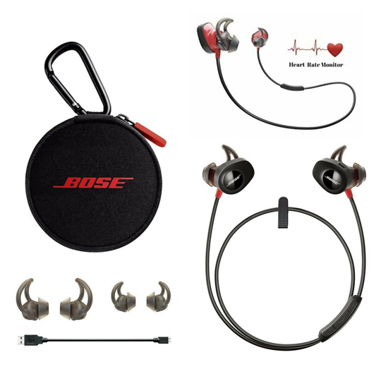 Bose SoundSport Pulse Wireless Headphones Built-In Heart Rate Sensor