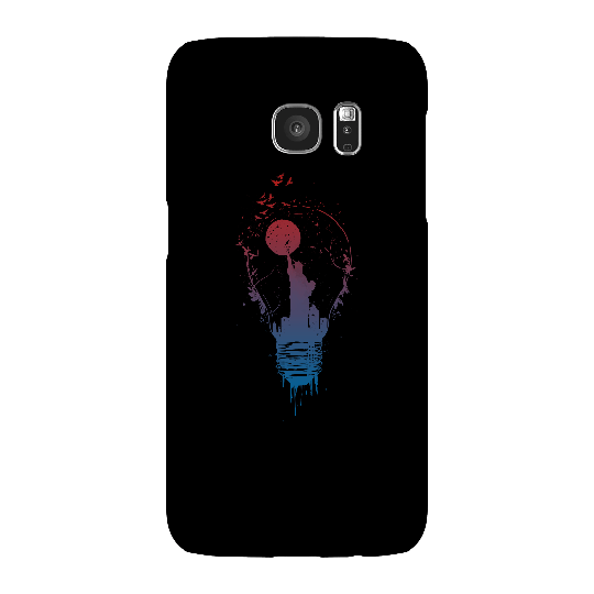 Balazs Solti NYC Moon Phone Case for iPhone and Android - Samsung S7 - Snap Case - Gloss