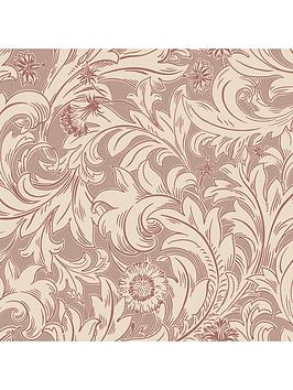 Crown Meadow Scroll Wallpaper
