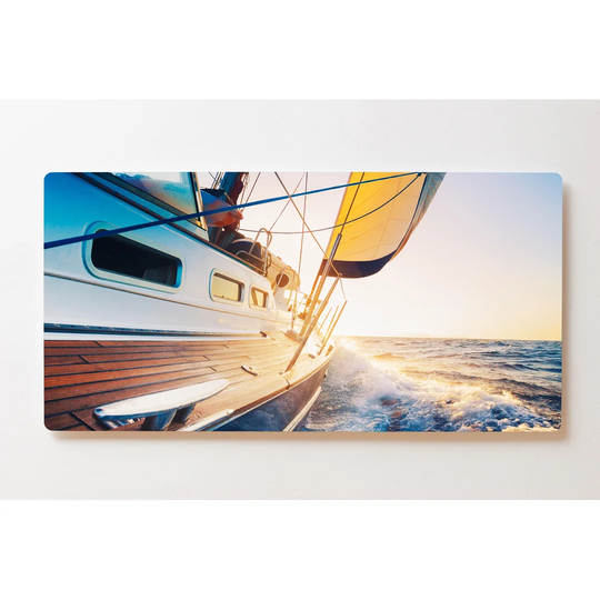 Notiz Motive Sailing Boat Magnetic Wall Mounted Cork Board