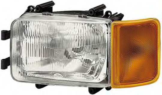 Headlight Halogen 1LG005480-041 by Hella Right