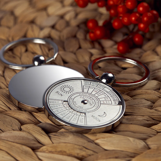 Deckerville Metal Keychain with 50 Years Calendar