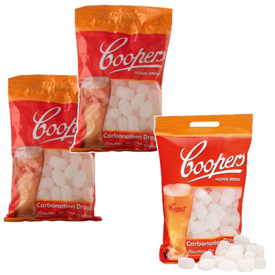 3x Coopers Carbonation Drops 80 250g Sugar Tablets for priming beer & cider