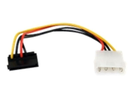 StarTech.com 4 Pin Molex to Right Angle SATA Power Cable Adapter 0.15m