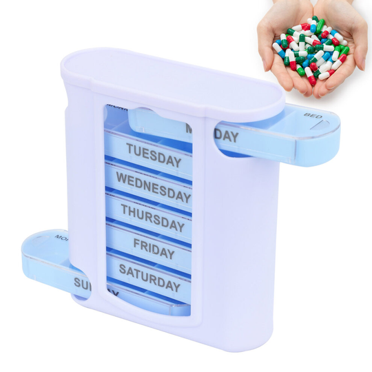 Pill Box Organiser Tablet Medicine Storage Medicine Dispenser