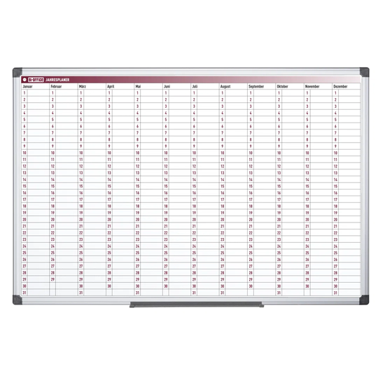Maya Wall Mounted Magnetic Whiteboard 60cm H x 90cm W