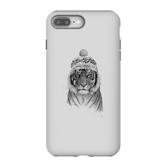 Balazs Solti Winter Tiger Phone Case for iPhone and Android - iPhone 8 Plus - Tough Case - Gloss