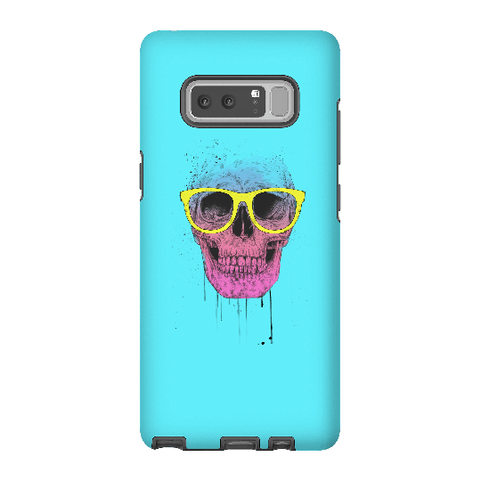 Balazs Solti Skull And Glasses Phone Case for iPhone and Android - Samsung Note 8 - Tough Case - Gloss