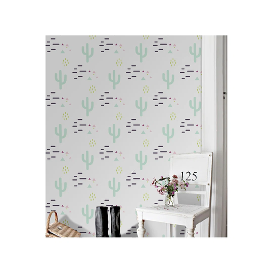 Ashleigh-Anne Cacti Plantsa Bit Of Geometry Wallpaper