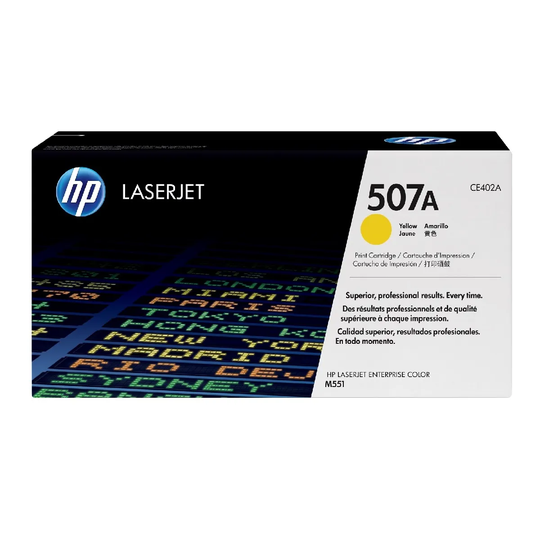 HP 507A Yellow Original LaserJet Toner Cartridge