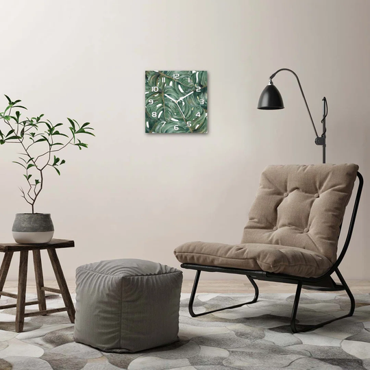 Monstera Silent Wall Clock