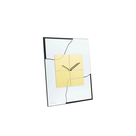 The Golden Sea design wall clock.