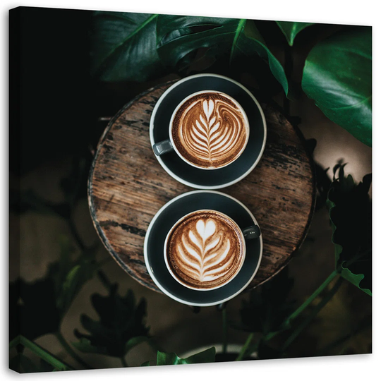 Canvas Print Coffee Cup Drinks