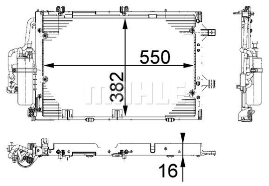 Condenser Air Conditioning 8FC351301-191 by BEHR