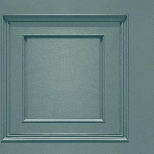 Belgravia Decor Oliana Panel Teal Wallpaper