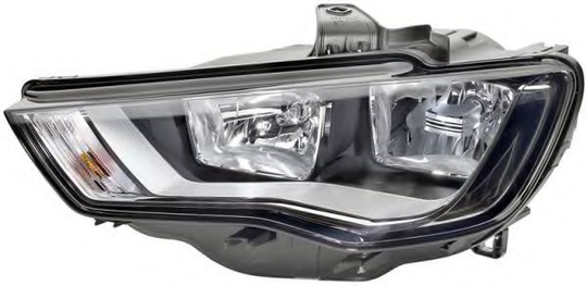 Headlight 1LJ010740-101 by Hella Right