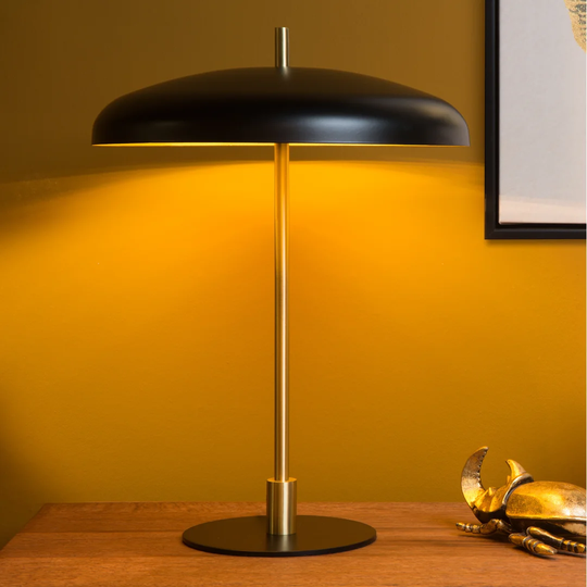 Elgin 51Cm Gold Bedside Table Lamp