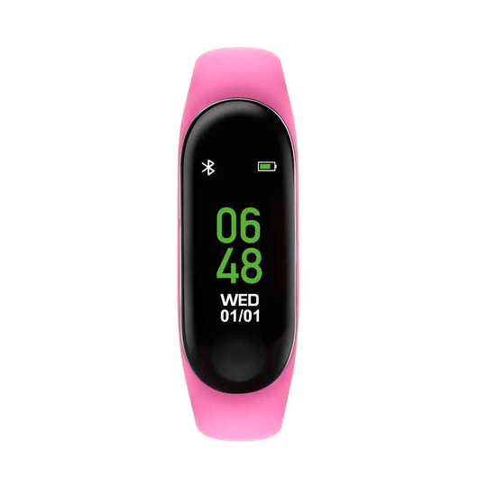 Tikkers Series 1 Fuschia Silicone Strap Activity Tracker With Colour Touch Screen And Up To 7 Day Battery Life Tks01-0008