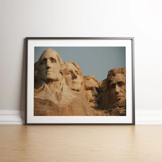 Mount Rushmore by Vouvart - Picture Frame Photograph