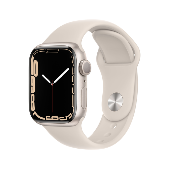 Apple Watch Series 7 Cellular 41mm - Starlight/Sport Band