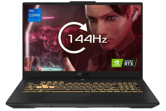 ASUS TUF Gaming F17 FX707ZR, Intel Core i7-12700H up to 4.7GHz, 16GB DDR5, 1TB PCIe SSD, NVIDIA GeForce RTX 3070 8GB, 17.3" Full HD IPS, Windows 11 Home Laptop Mecha Grey