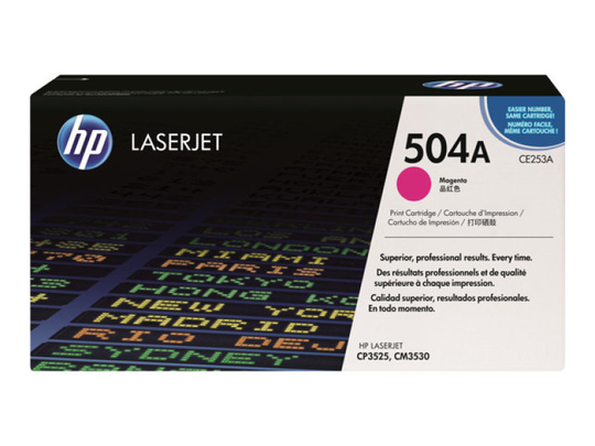HP 504A Magenta Toner Cartridge - CE253A