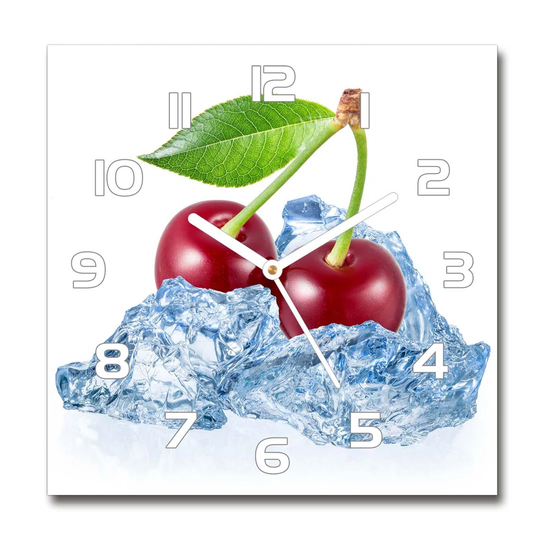 Cherry with Ice Silent Wall Clock