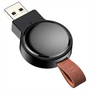 Baseus BW-IW02 Portable Apple Watch 4/3/2/1 Wireless Charger - Black