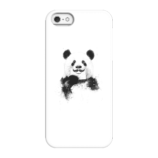Balazs Solti Moustache And Panda Phone Case for iPhone and Android - iPhone 5/5s - Snap Case - Gloss