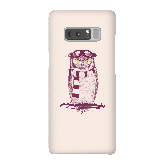 Balazs Solti Winter Owl Phone Case for iPhone and Android - Samsung Note 8 - Snap Case - Matte