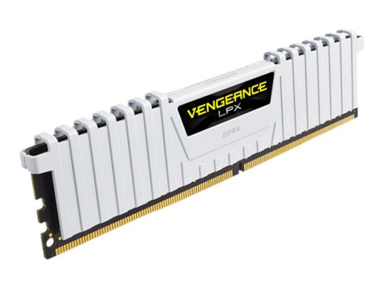 Corsair Vengeance LPX 16GB (2x8GB) DDR4 DRAM 3200MHz C16 Memory Kit - White