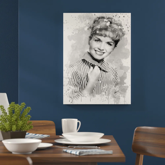'Debbie Reynolds' Graphic Art Print Poster